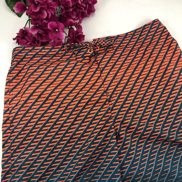 Nike Other - Nike Blue and Orange Swim Trunks